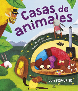 Pop Up 3D Casas de animales | AA. VV